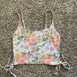 pacsun floral tank top
